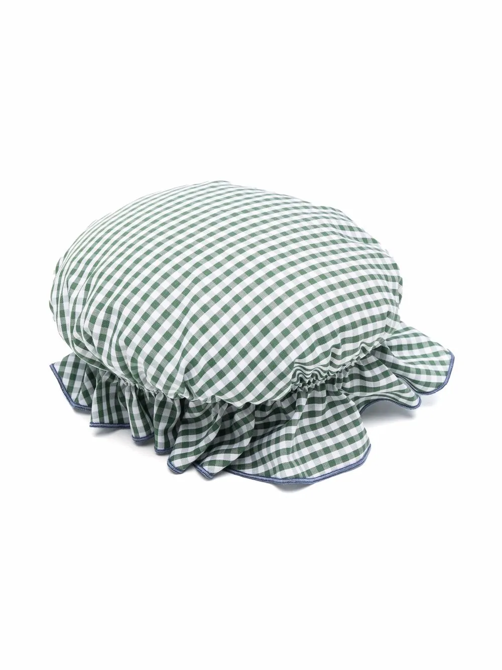 

La Stupenderia sombrero con cuadros gingham estampados - Verde