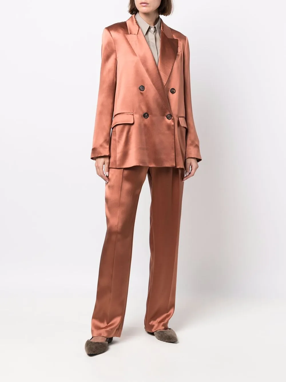 Brunello Cucinelli Straight broek - Oranje