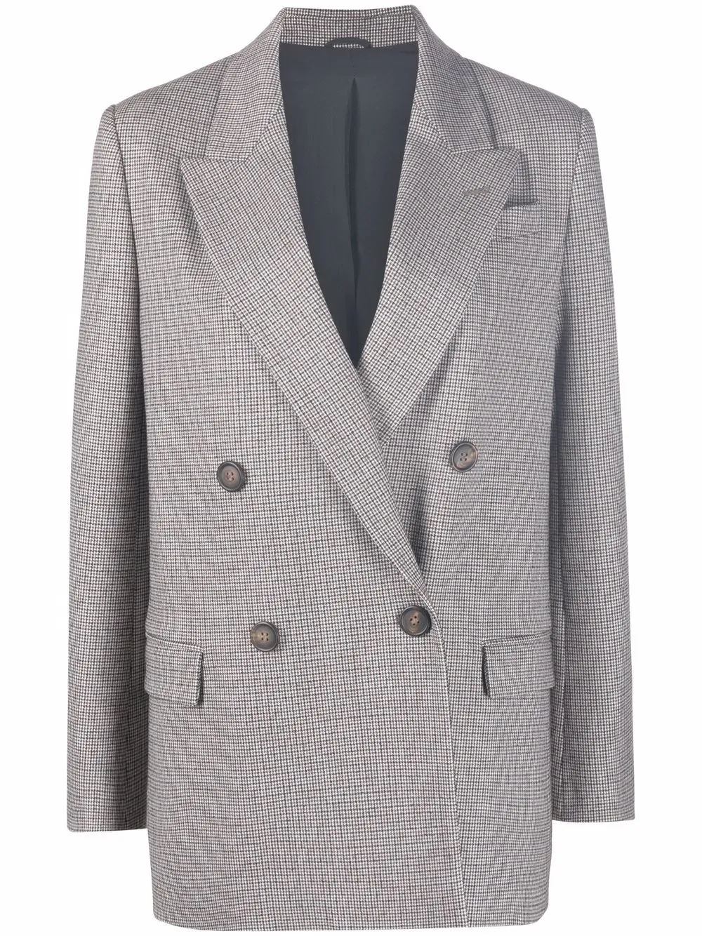 

Brunello Cucinelli blazer con doble botonadura - Blanco