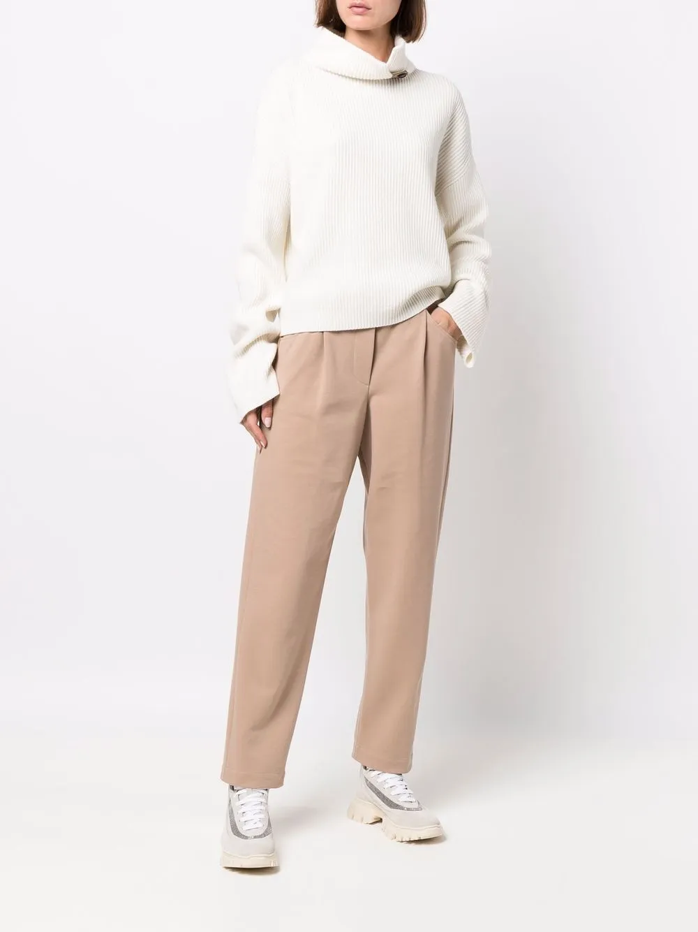 Brunello Cucinelli straight leg trousers | Sweatpants | Image 2