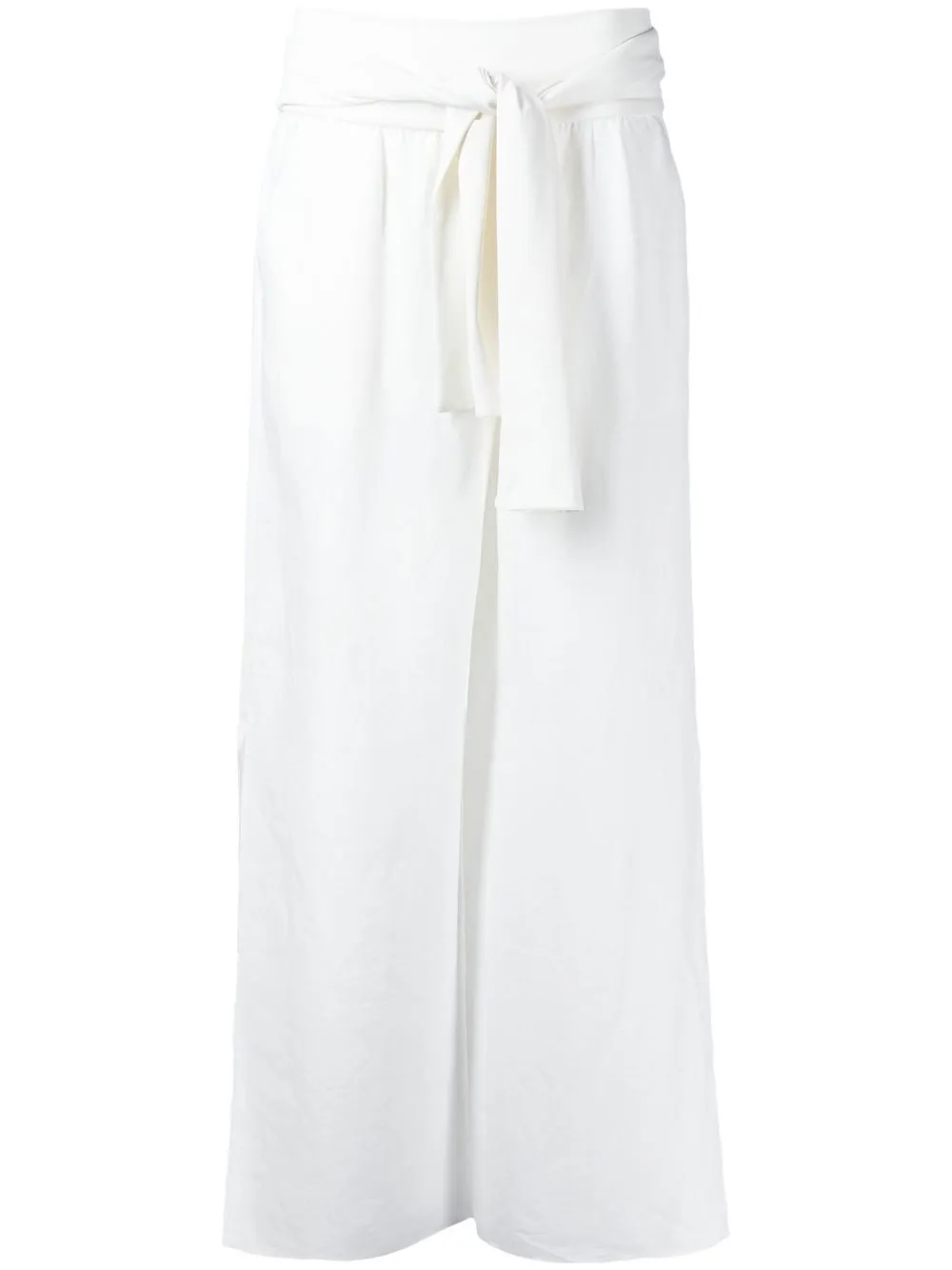 

Lisa Von Tang tied-waist trousers - White