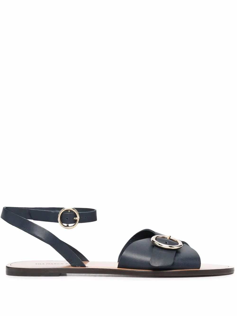 

Tila March Georgia buckle-detail sandals - Blue