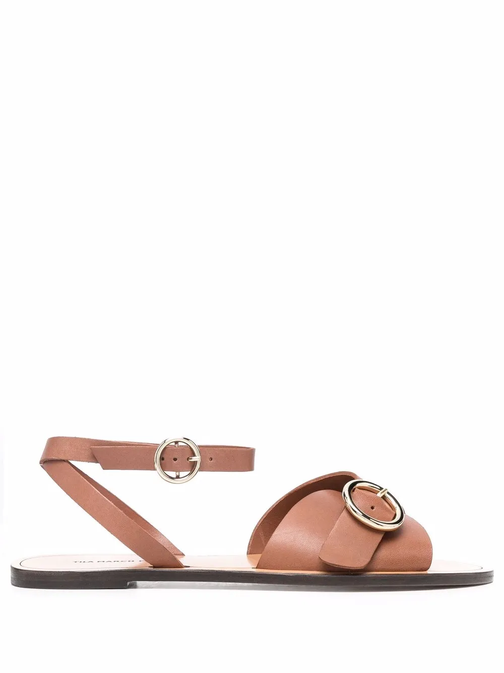 

Tila March buckle-detail flat sandals - Brown