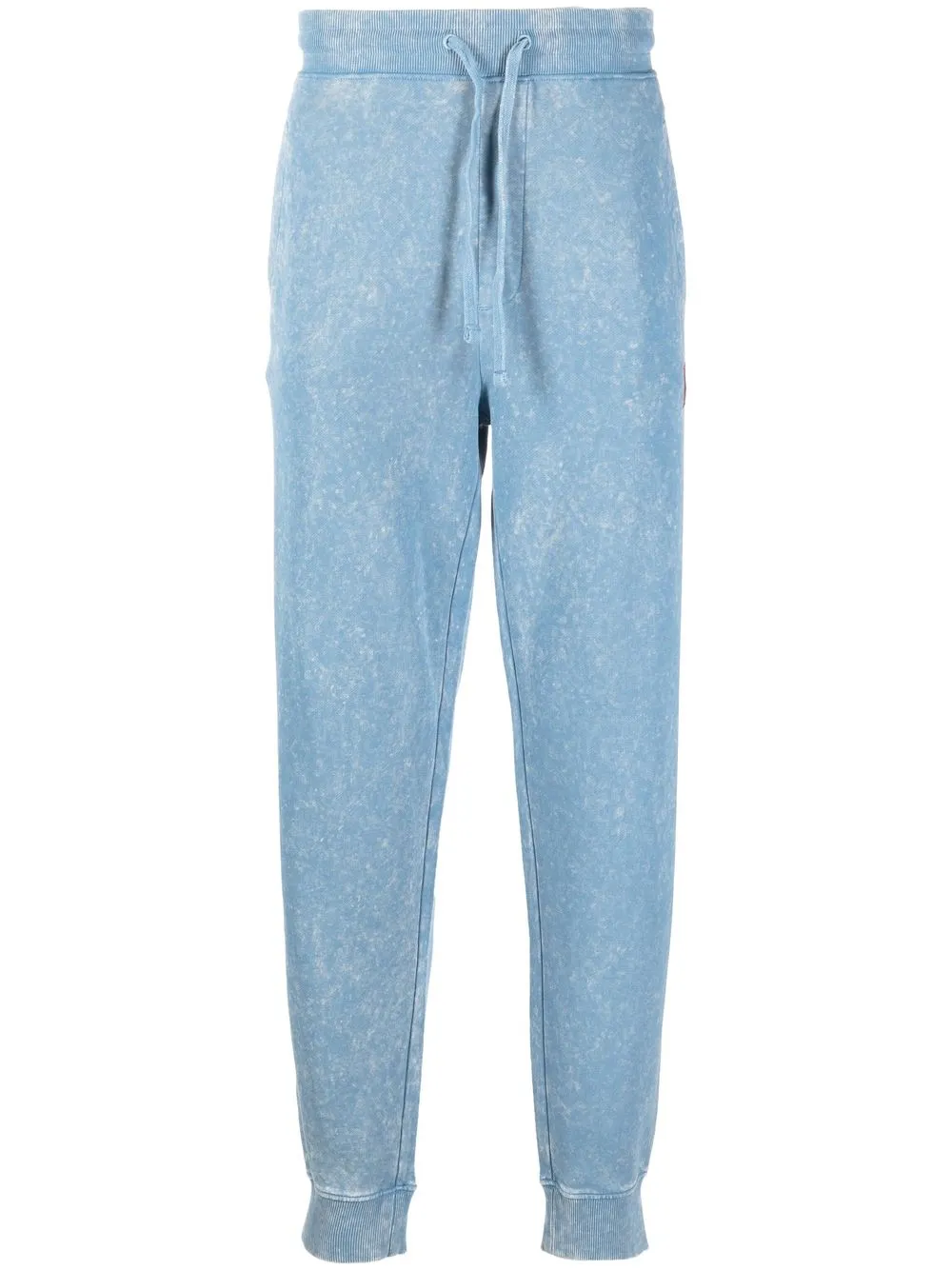 

HUGO logo-patch track pants - Blue