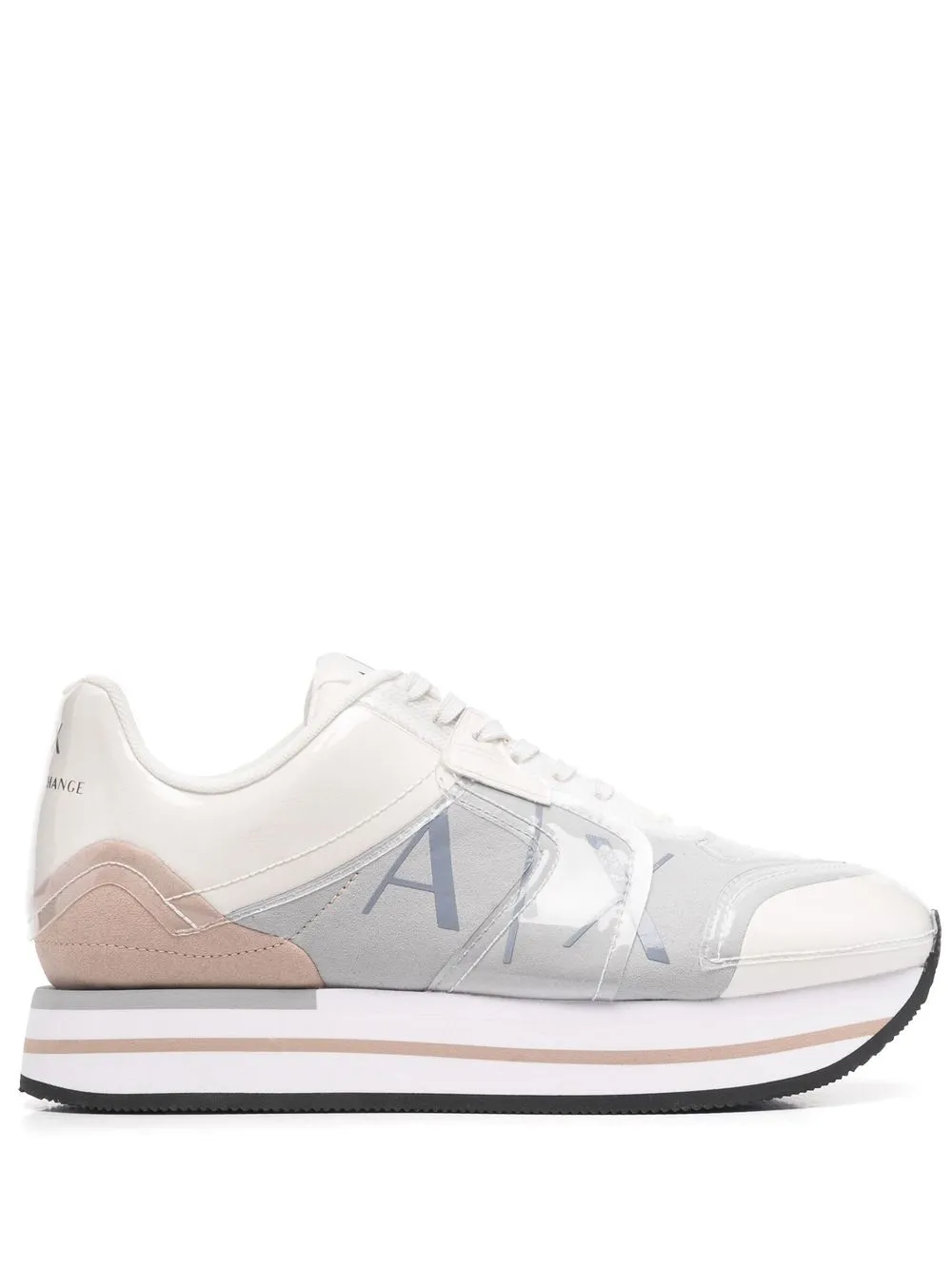 

Armani Exchange logo-print sneakers - Neutrals