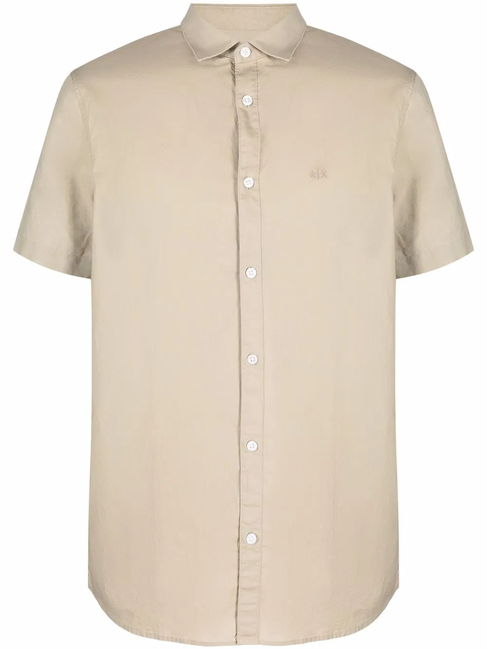 

Armani Exchange short-sleeved button-up shirt - Neutrals