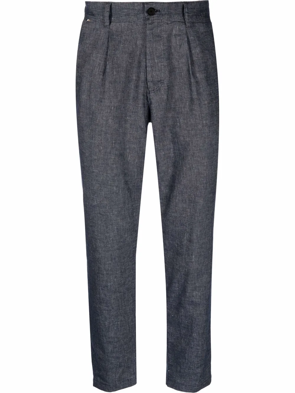 

BOSS pantalones capri con pinzas - Azul
