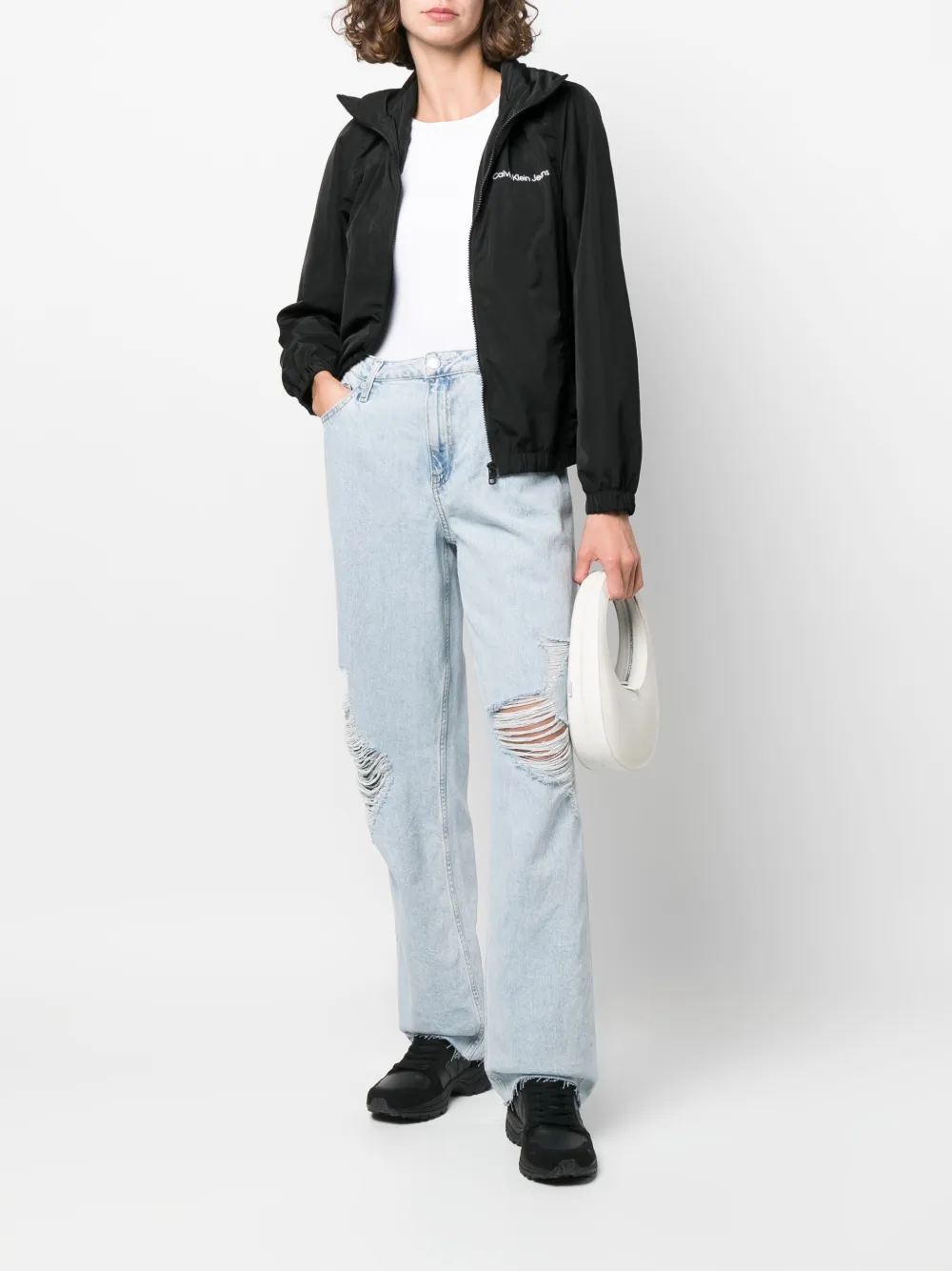 Calvin Klein Jeans Jeans met wijde pijpen - Blauw