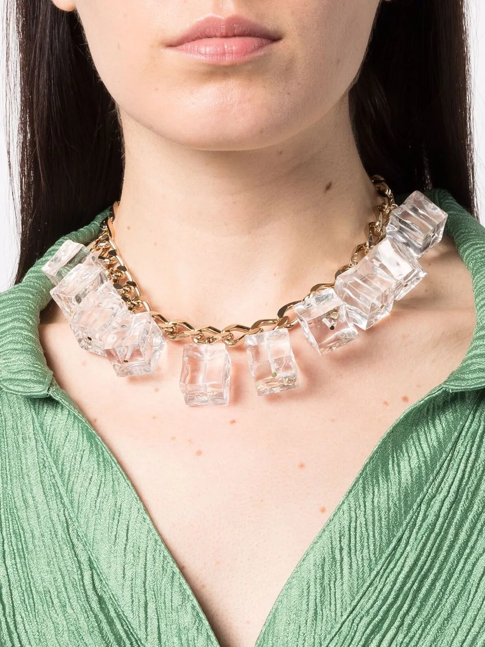 Jacquemus Gourmette Glaçons icecube Necklace Farfetch