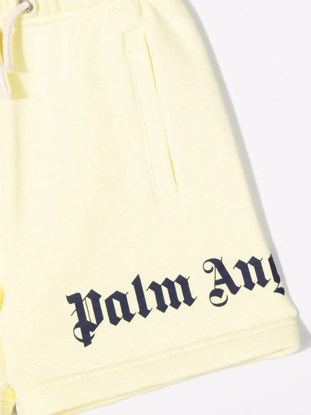  Palm Angels Kids Joggingshorts Mit Logo Print   Gelb 