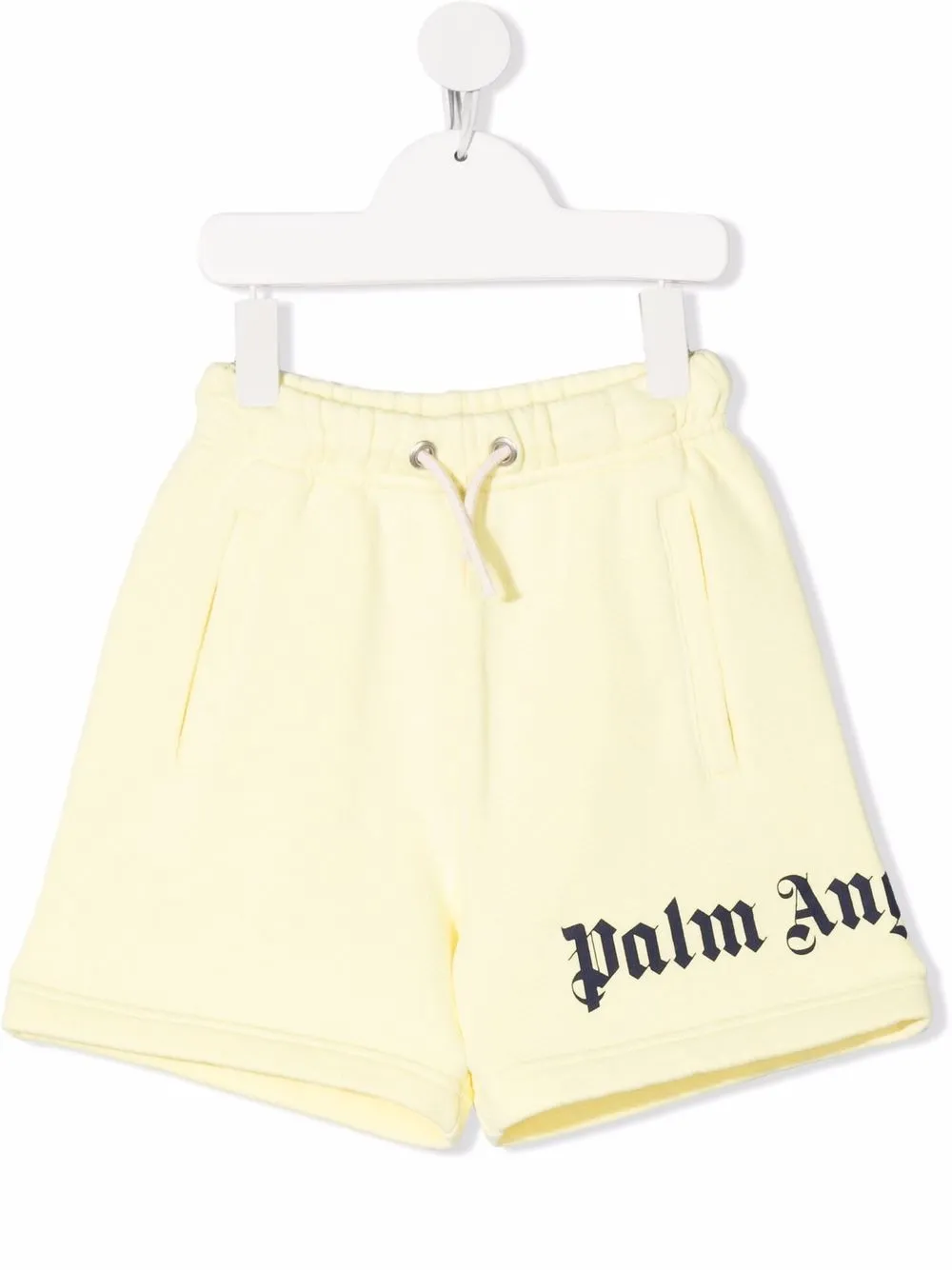 

Palm Angels Kids shorts deportivos con logo y cordones - Amarillo