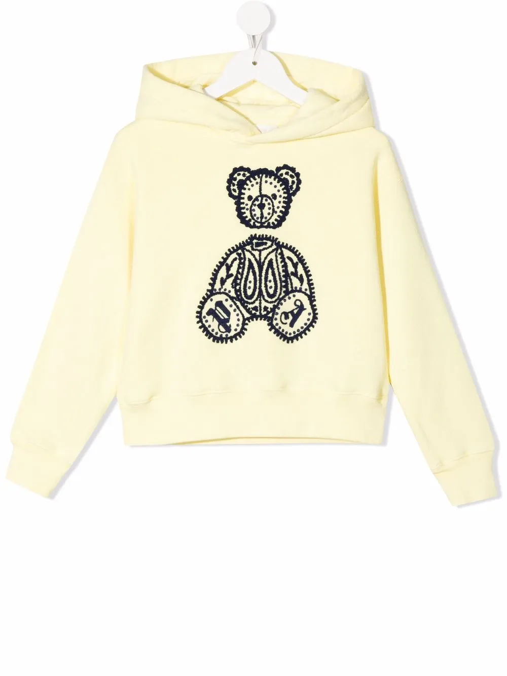 

Palm Angels Kids hoodie con estampado de cachemira Bear - Amarillo