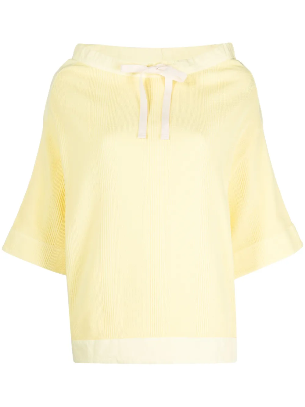 

Jil Sander playera con cordones - Amarillo