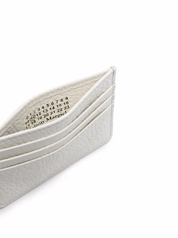 ★Maison Margiela Four Stitch Card Holder White★ Maison Margiela four-stitch Leather Card Holder | White