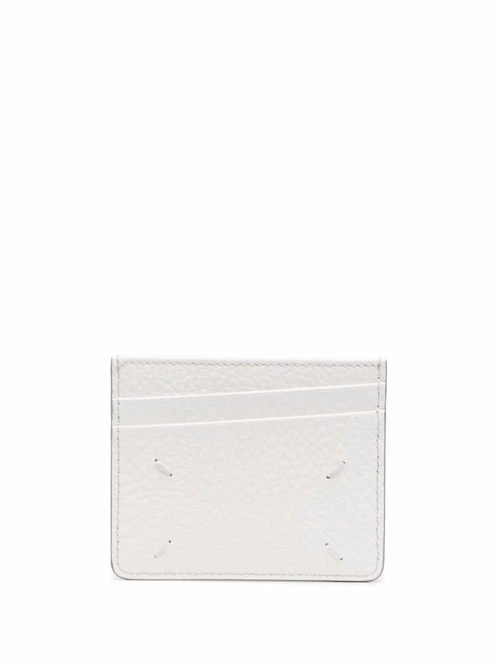 Maison Margiela Pasjeshouder met stikseldetail - Wit
