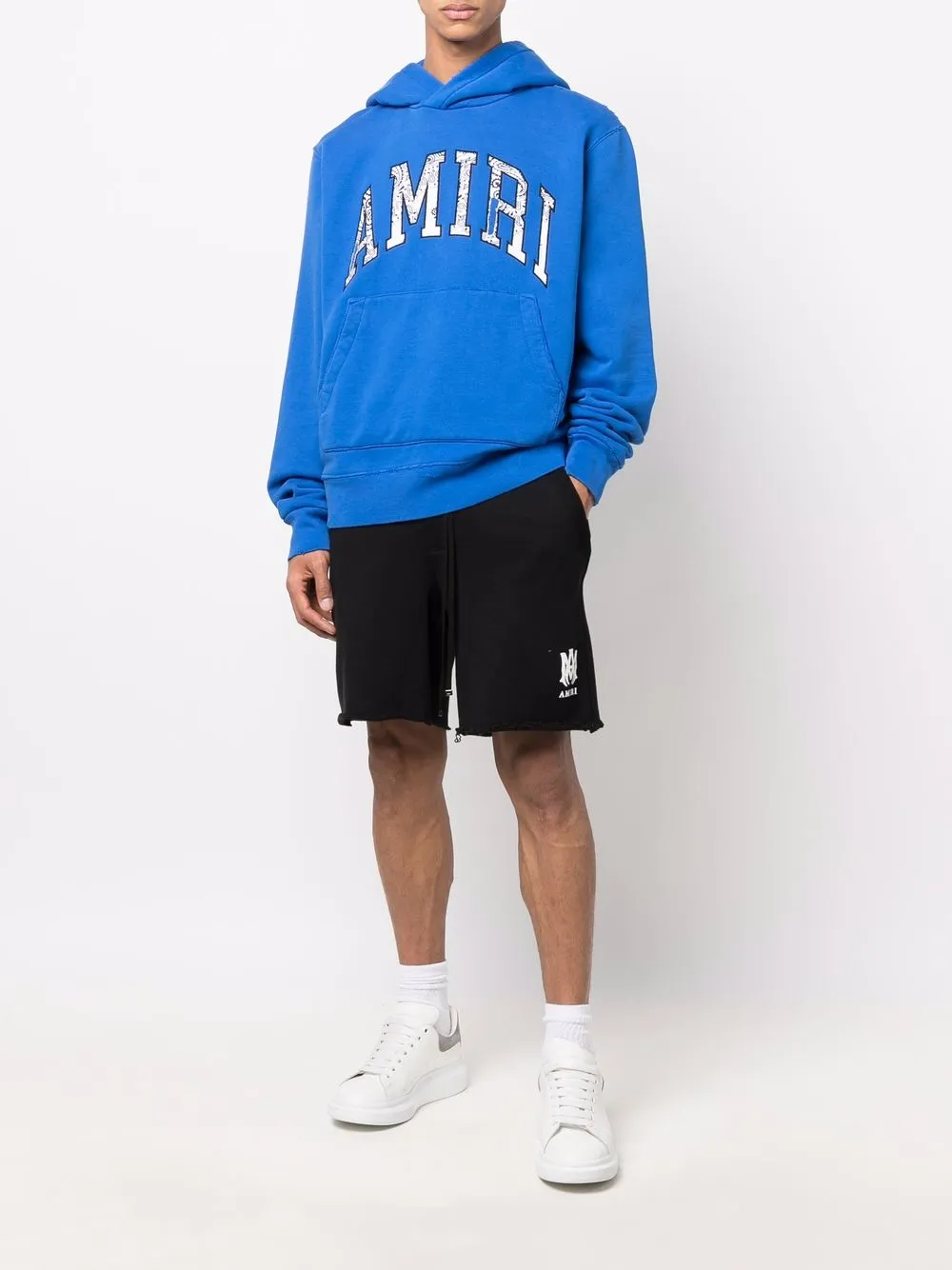 AMIRI Trainingsshorts met logoprint - Zwart