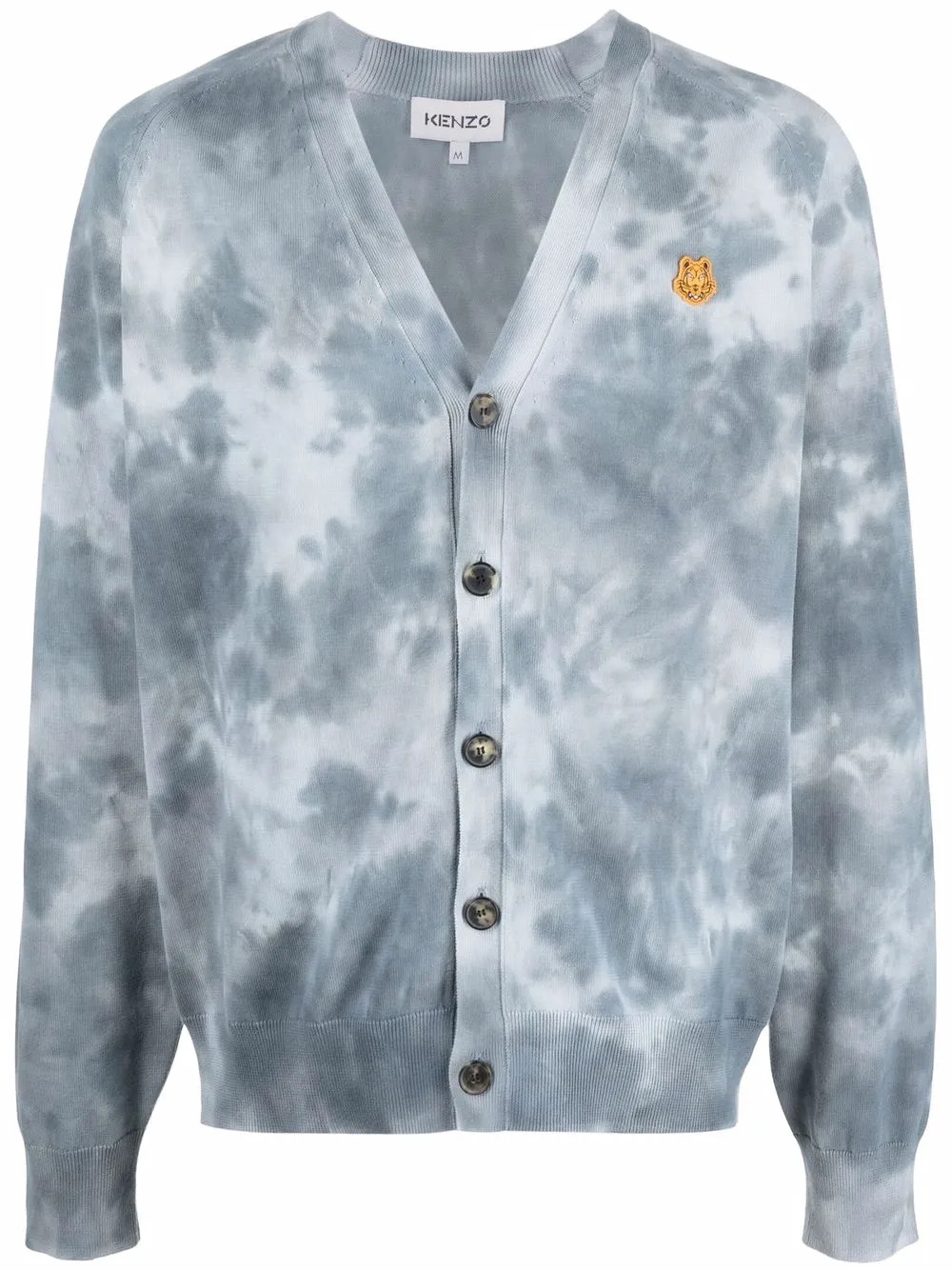 

Kenzo cárdigan con motivo tie-dye - Azul