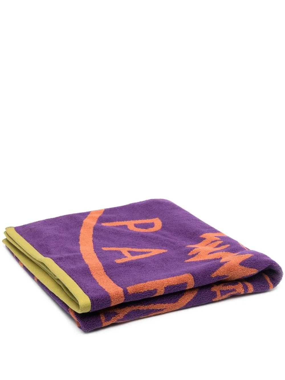 

Kenzo cotton woven-logo beach towel - Purple