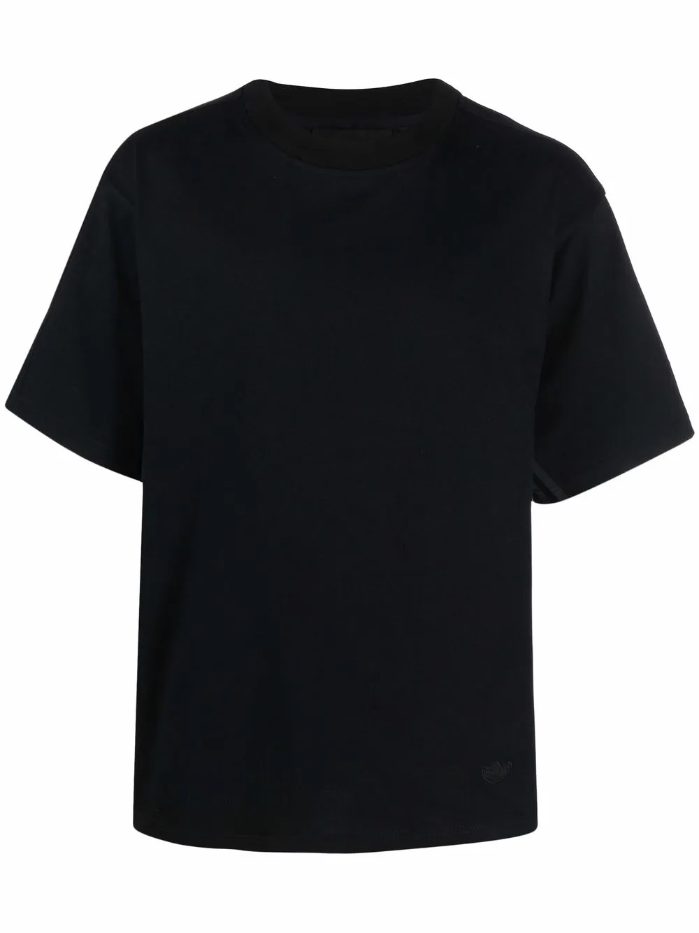 adidas playera con parche del logo - Negro