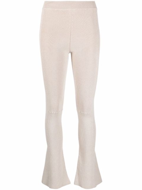 Jacquemus flared knitted trousers 