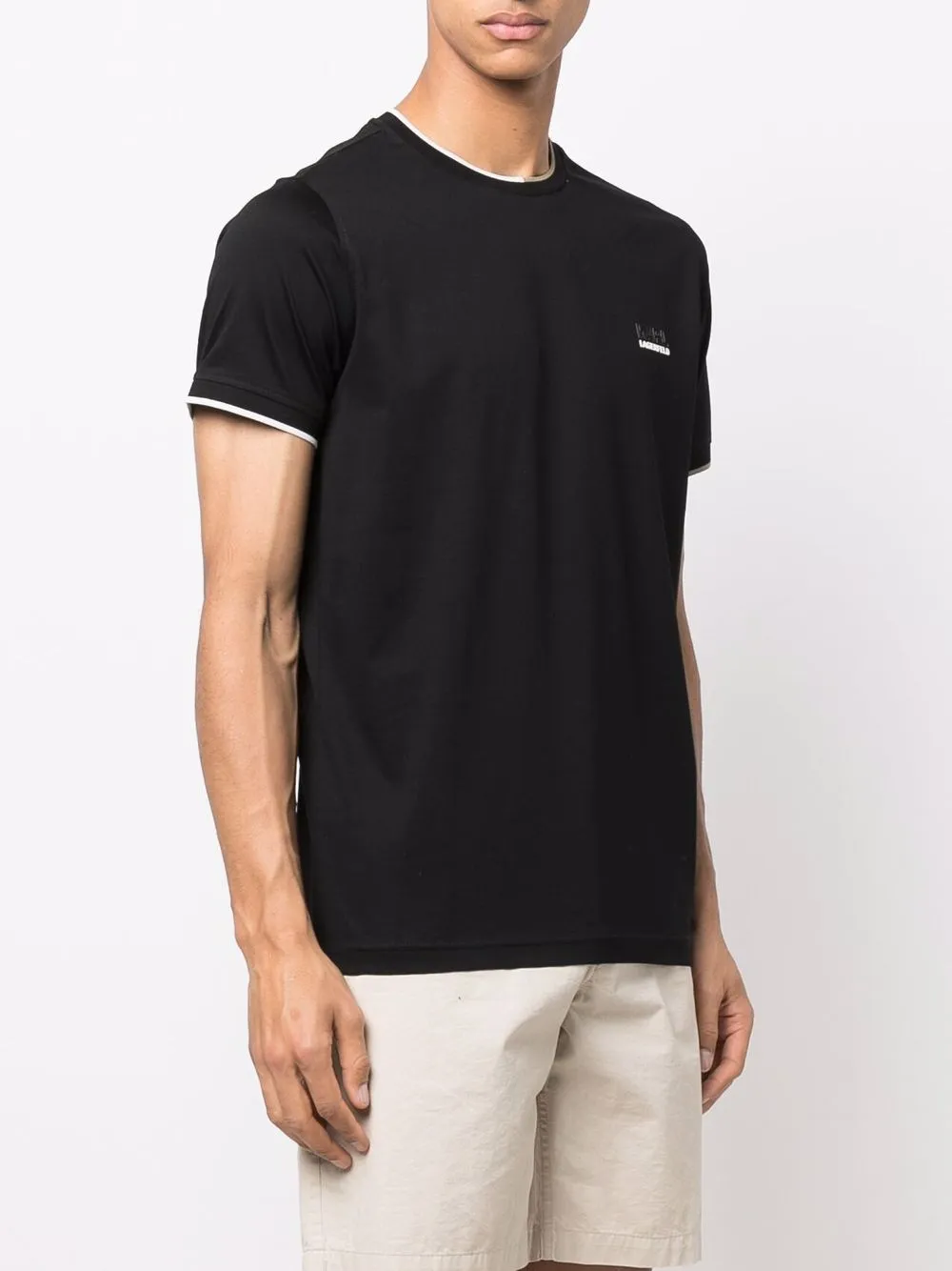 karl lagerfeld logo印花短袖t恤 图 3