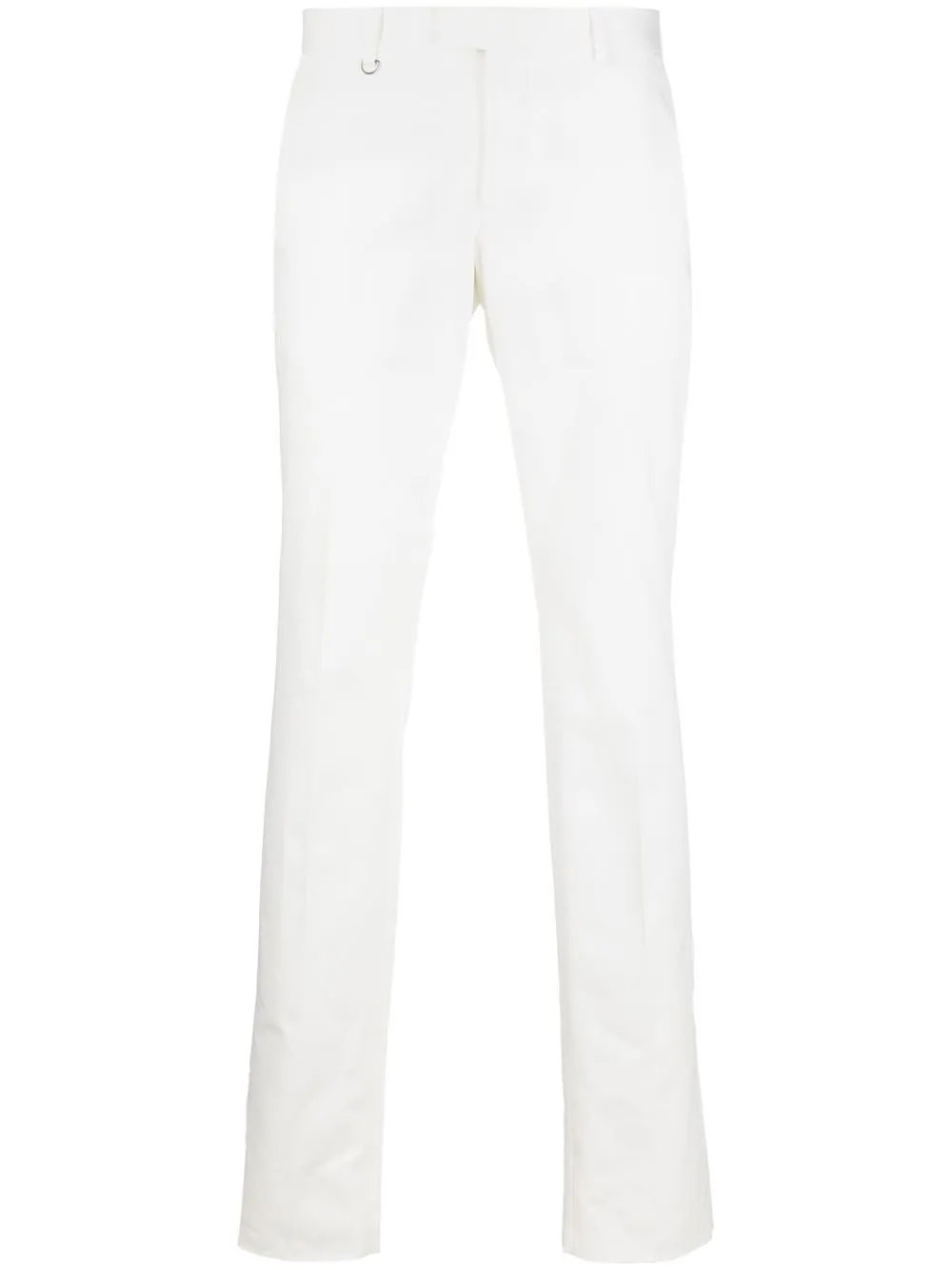 

Zegna tapered-leg cotton trousers - White