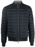 Moorer padded zip-up jacket - Blue
