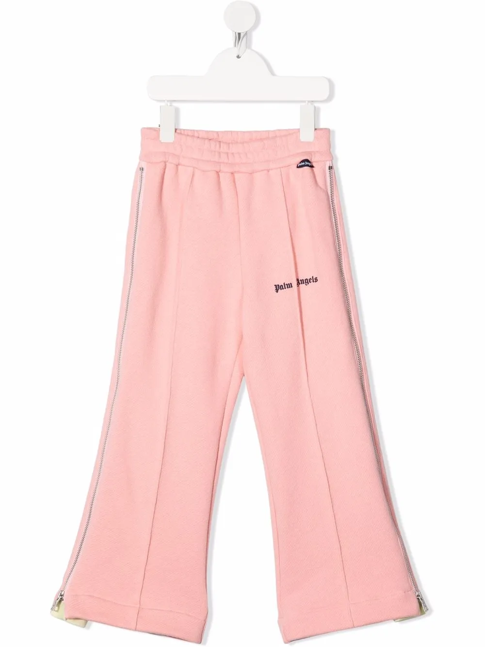 

Palm Angels Kids logo side-zip track pants - Pink