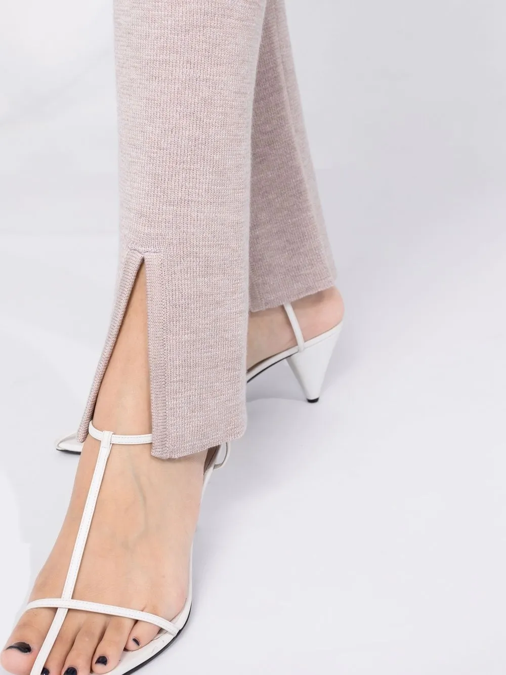  Magda Butrym Gestrickte Leggings   Nude 