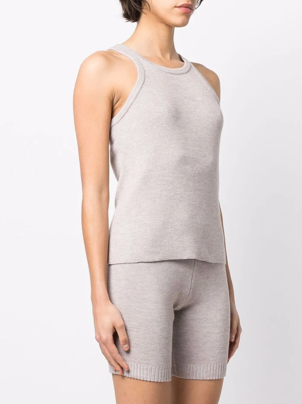  Magda Butrym Gestricktes Tanktop   Nude 