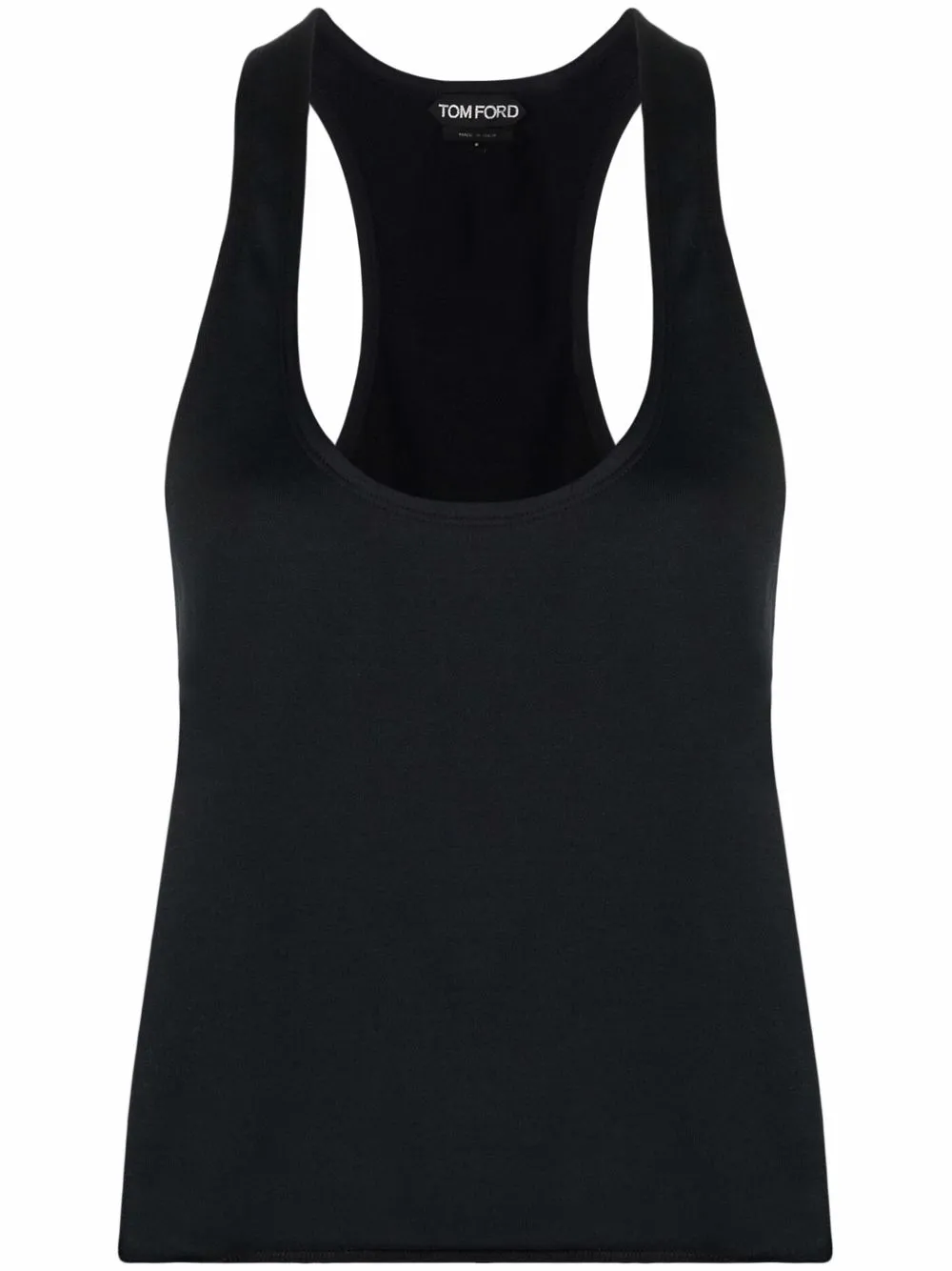 

TOM FORD top sin mangas con cuello redondo - Negro