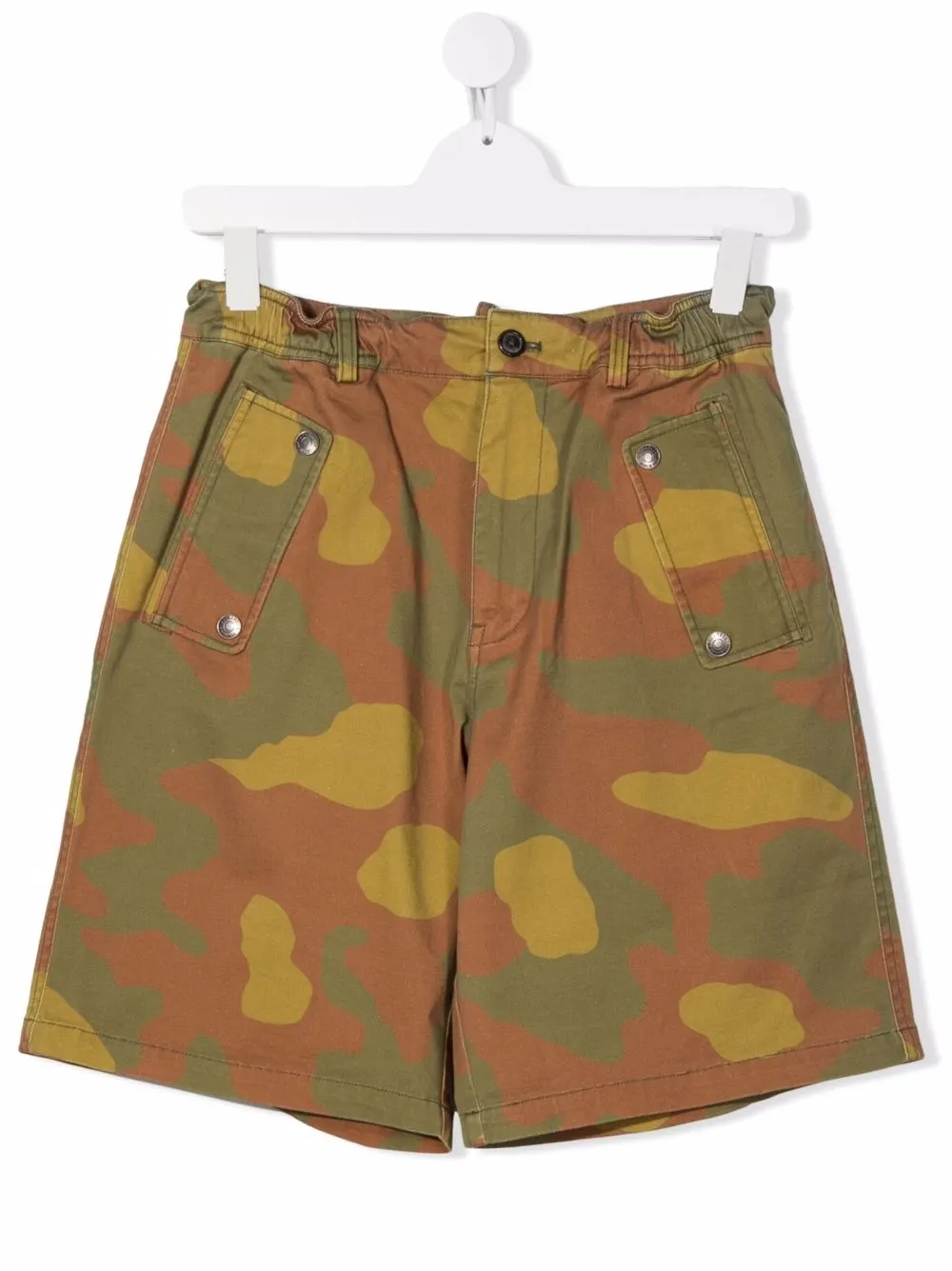 

Dsquared2 Kids shorts con motivo militar - Verde