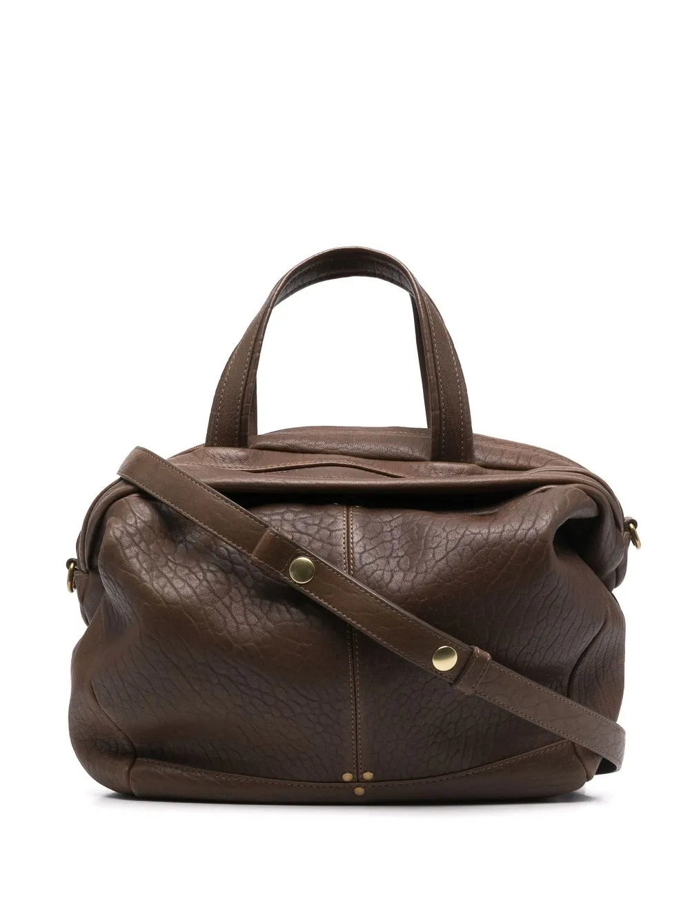 

Jérôme Dreyfuss grained-leather tote bag - Brown