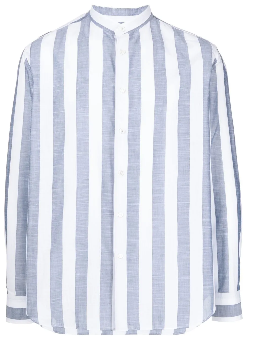 

Brioni striped long-sleeved shirt - Blue