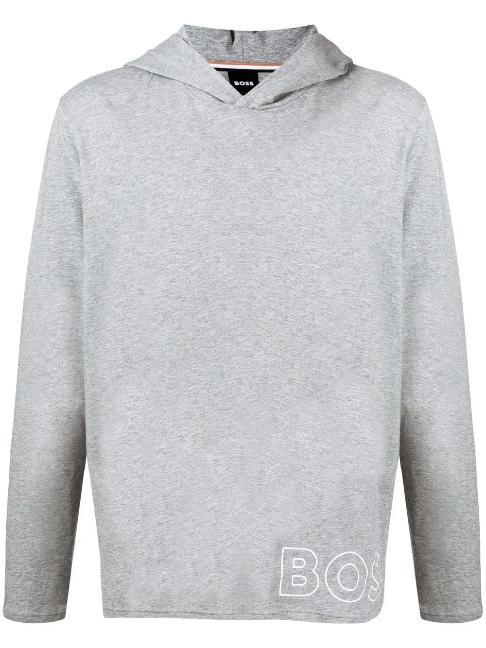 

BOSS Identity logo-print hoodie - Grey