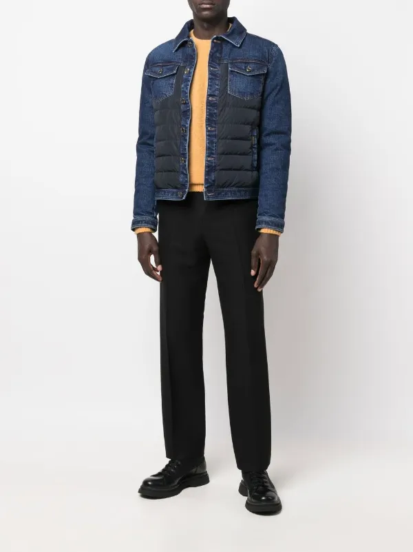 Moorer Padded Denim Jacket - Farfetch