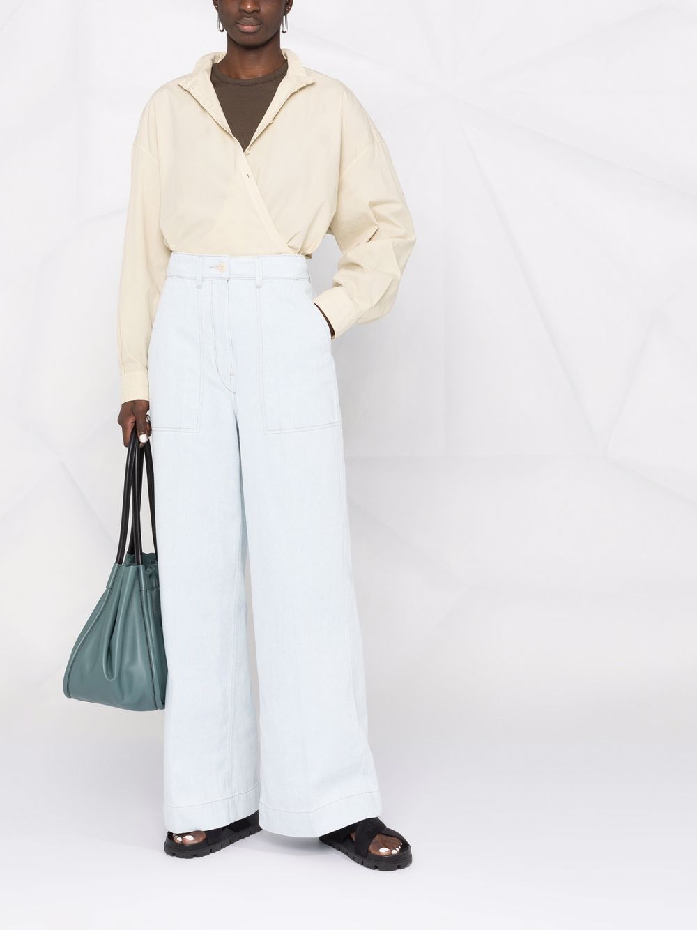 Lemaire high-waisted wide-leg Jeans - Farfetch