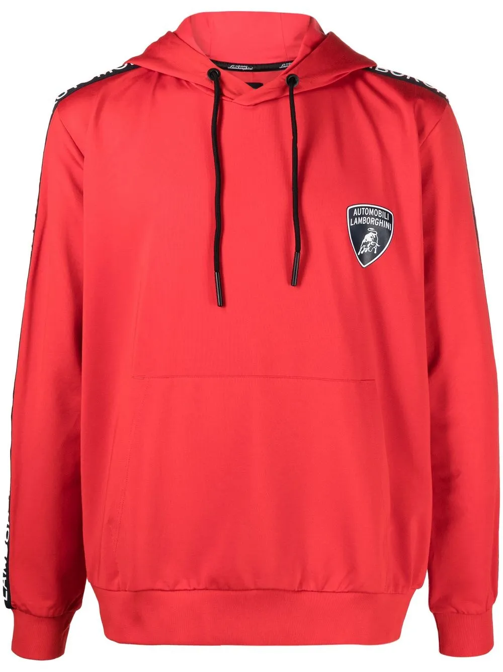 

Automobili Lamborghini hoodie con cordón y logo - Rojo