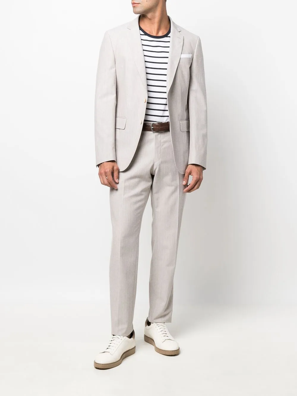 BOSS Camiseta com estampa de listras | Camisetas | Image 2