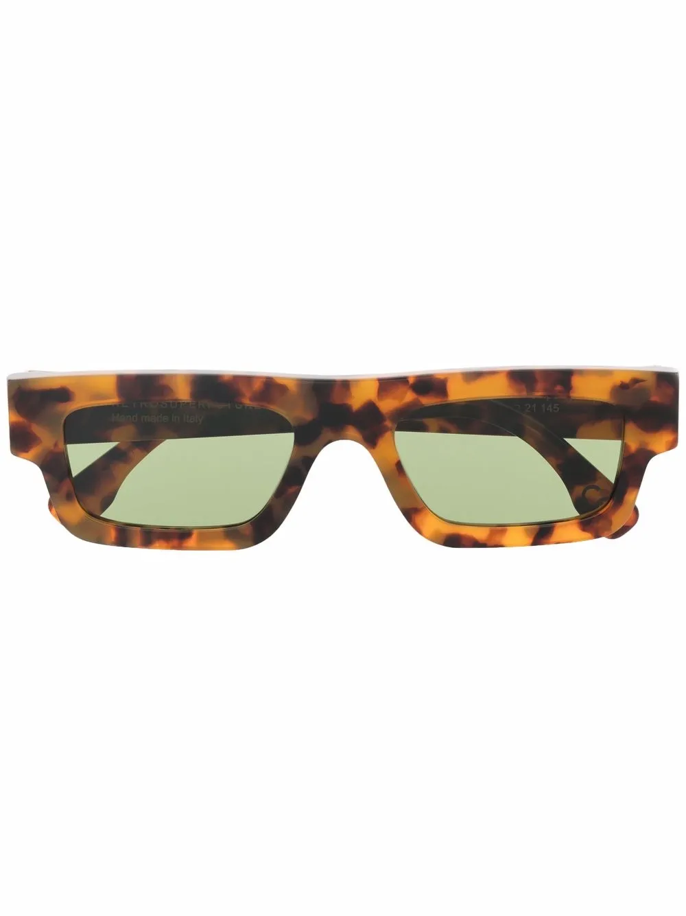 

Retrosuperfuture lentes de sol con armazón rectangular - Marrón