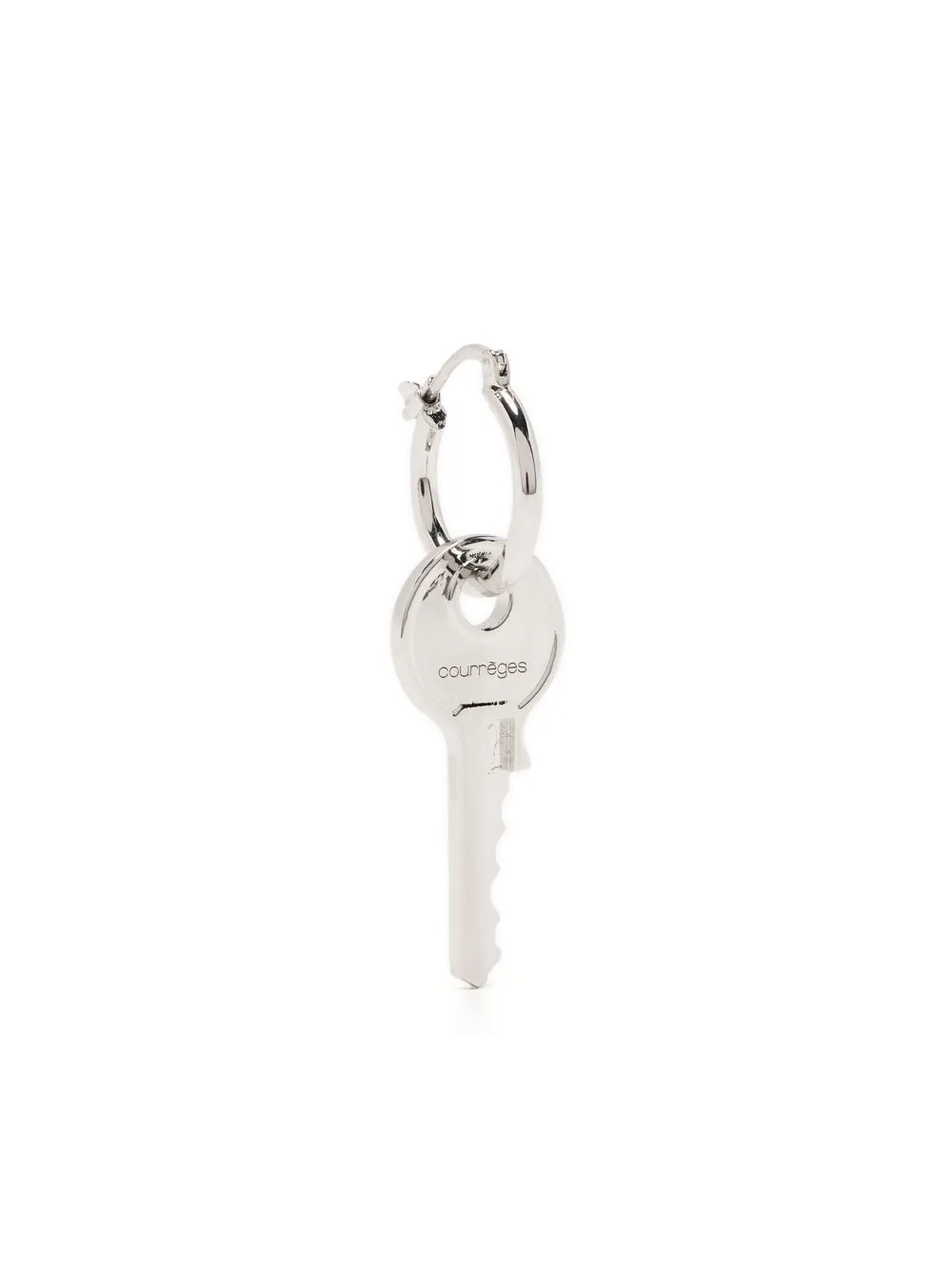 

Courrèges key-charm earring - Silver