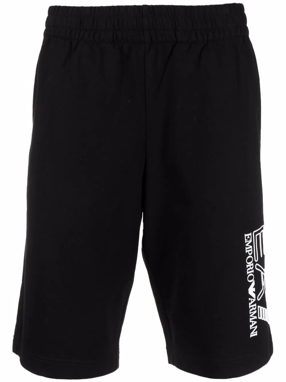 

Ea7 Emporio Armani bermudas con logo - Negro