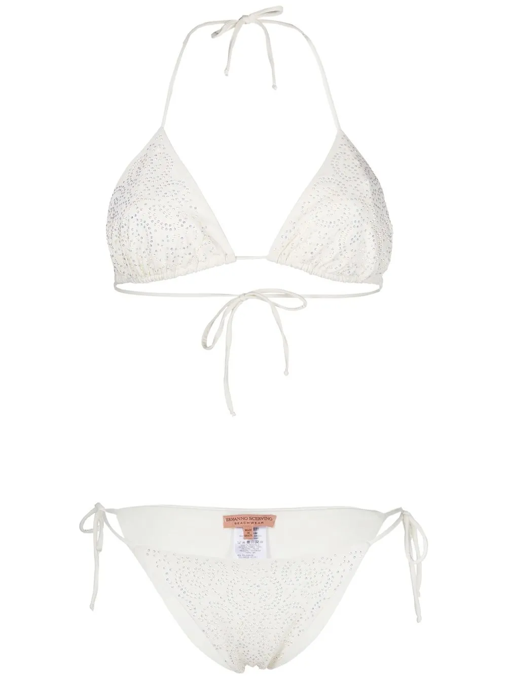 

Ermanno Scervino gem-embellished bikini - Neutrals