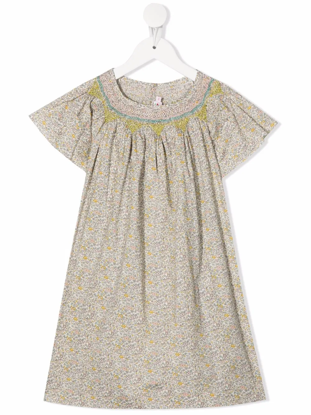 

Bonpoint floral-print smock dress - Neutrals