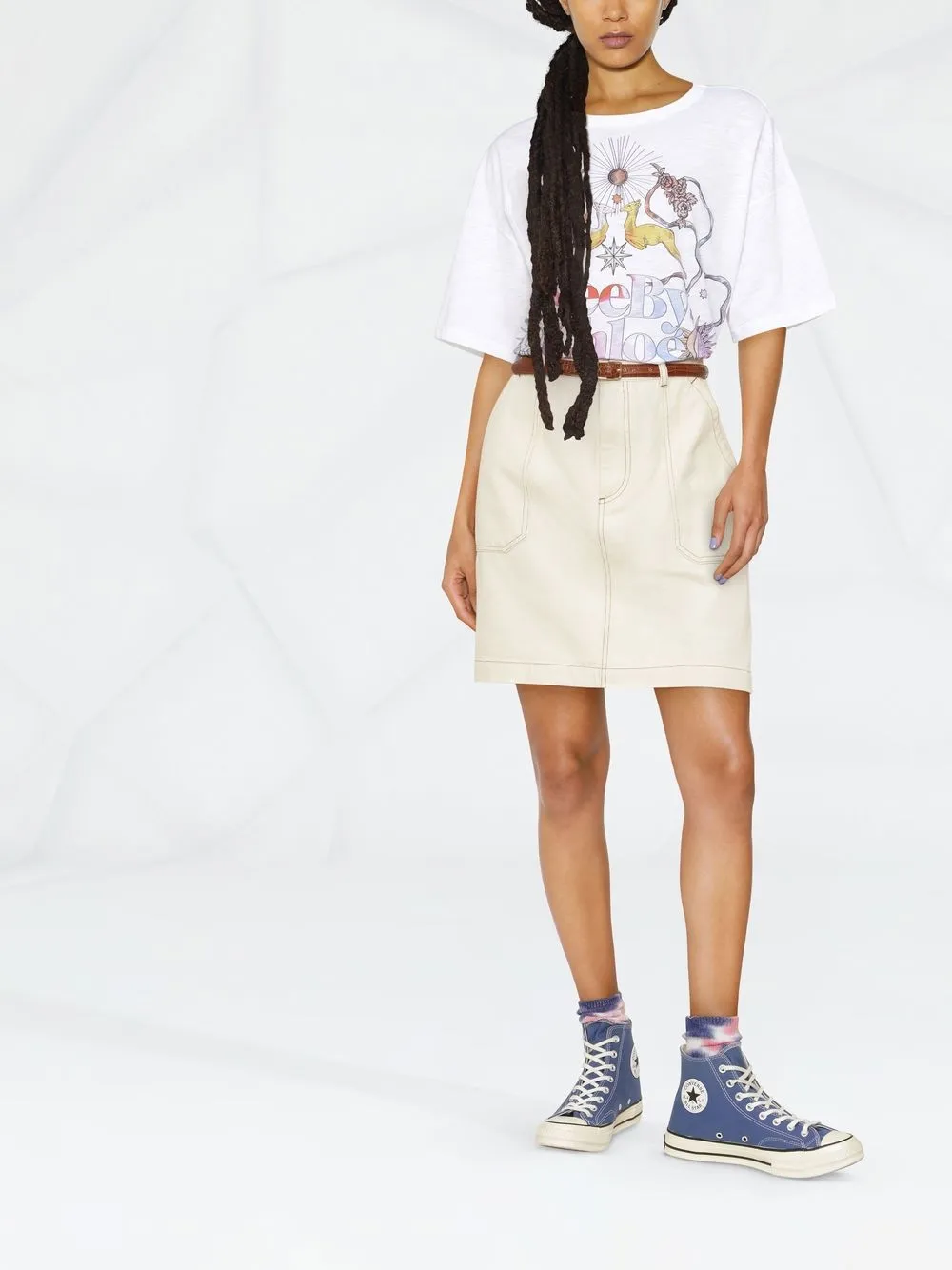 A.P.C. high-waisted A-line skirt | High-Waisted Skirts | Image 2