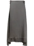 Giorgio Armani Pre-Owned 1990s drawstring waistband handkerchief skirt - Grey