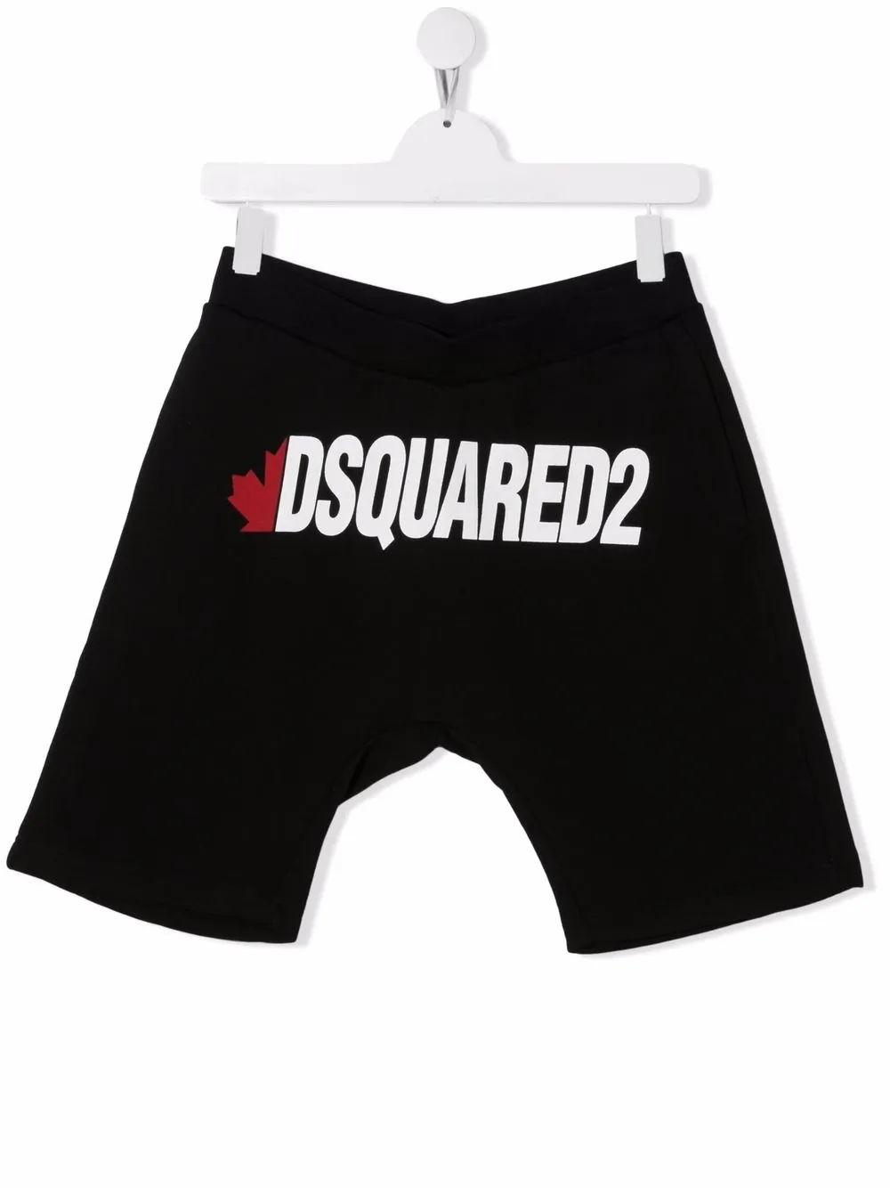 

Dsquared2 Kids bermudas joggers con logo estampado - Negro