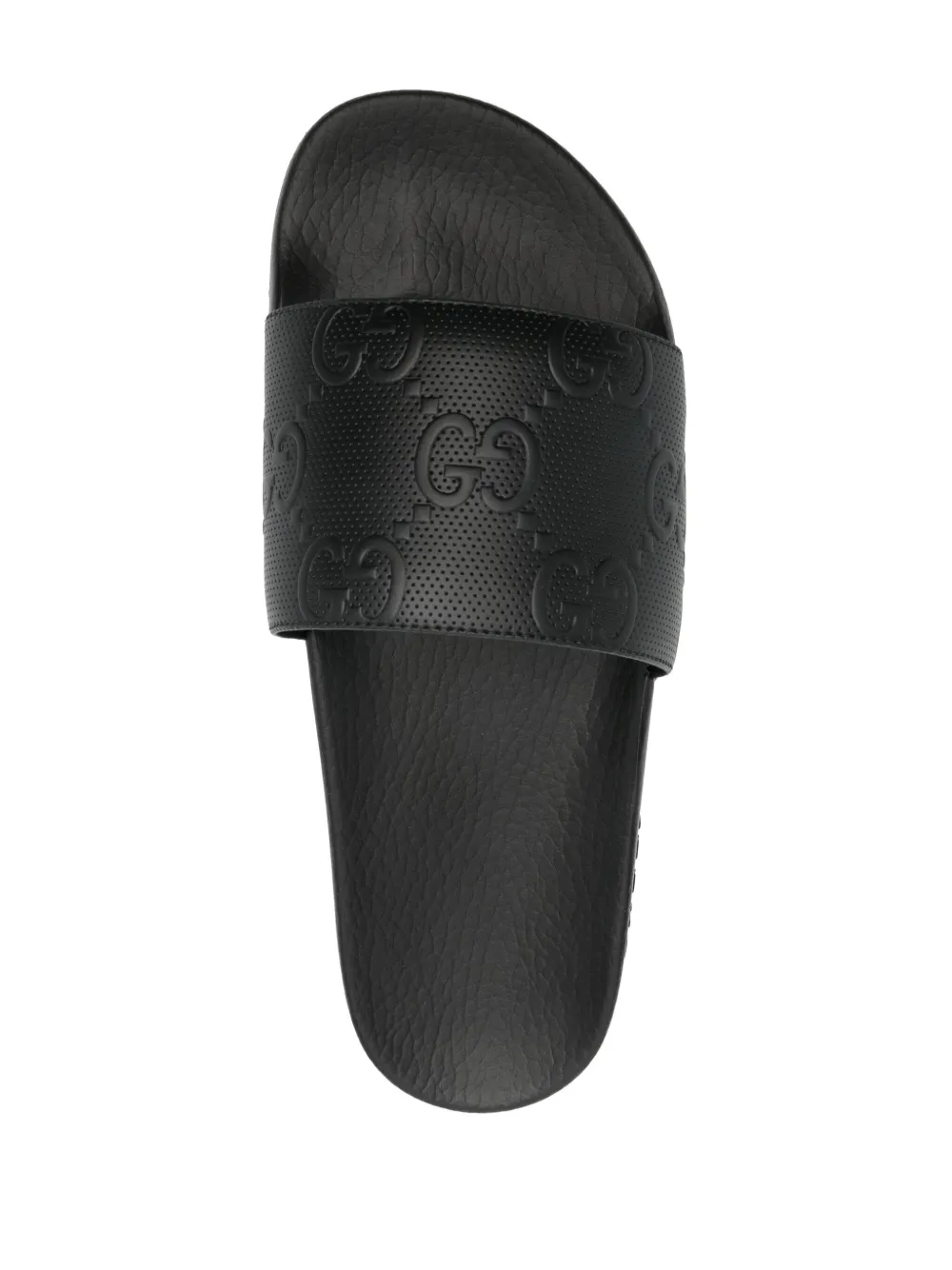 Men black store gucci slides