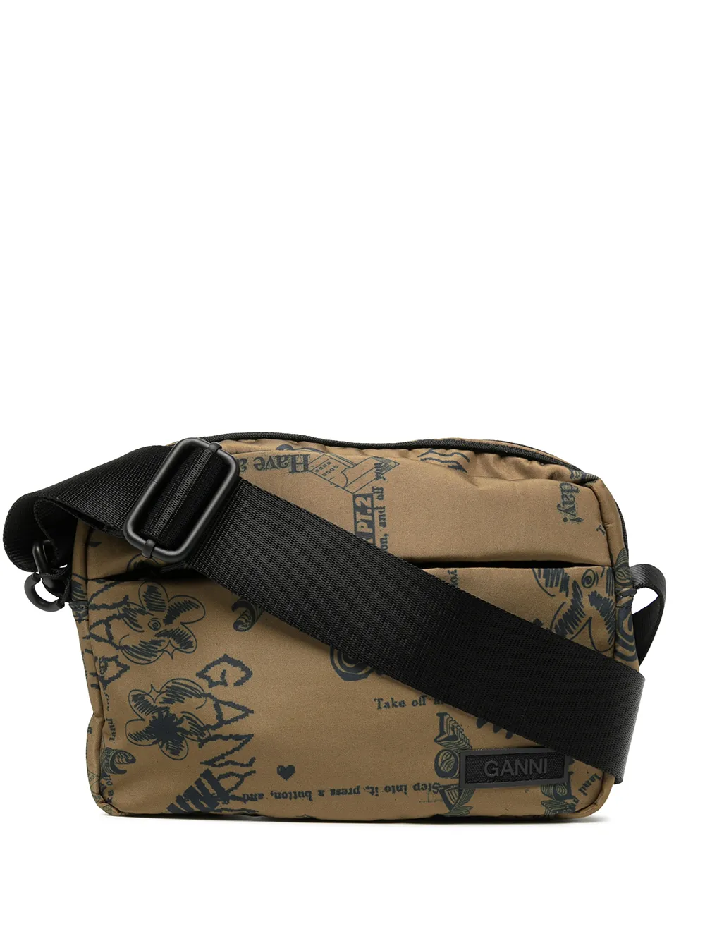 Ganni Recycled Tech Festival Bag In 