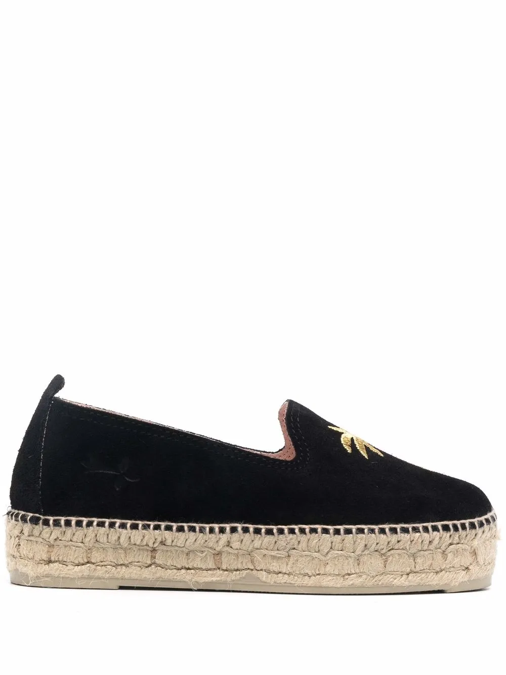

Manebi alpargatas slip-on de gamuza - Negro